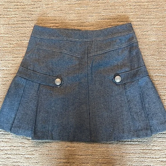 DREW chambray mini skirt. - Picture 2 of 6